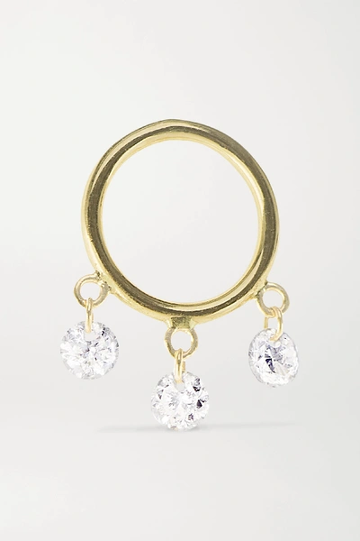 Shop Persée Bohème 18-karat Gold Diamond Earrings
