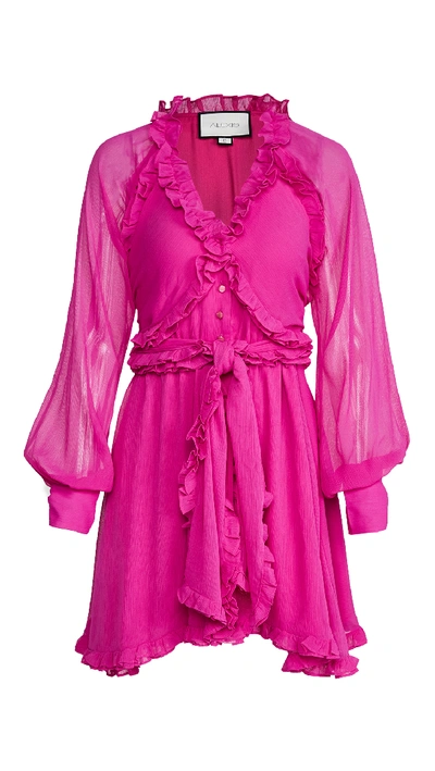 Shop Alexis Suzette Dress In Fuchsia