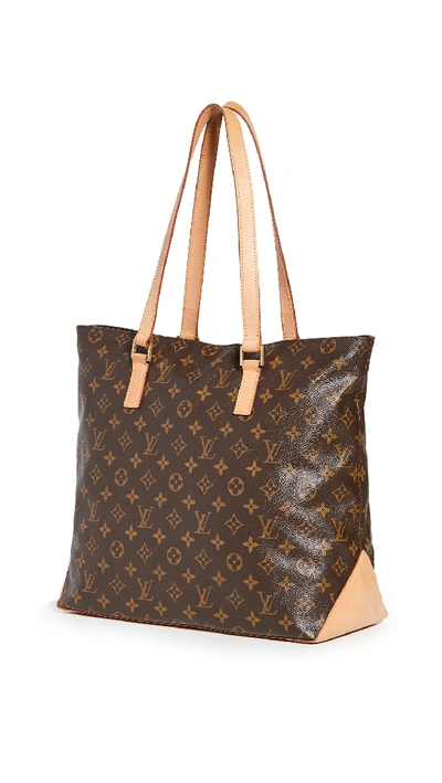 Shop Shopbop Archive Louis Vuitton Monogram Cabas Mezzo Bag In Brown