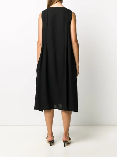 Shop Daniela Gregis Wool Dress In Black