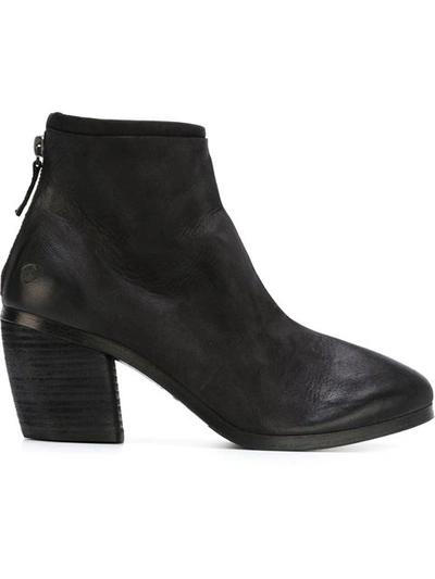 Shop Marsèll Chunky Heel Ankle Boots - Black