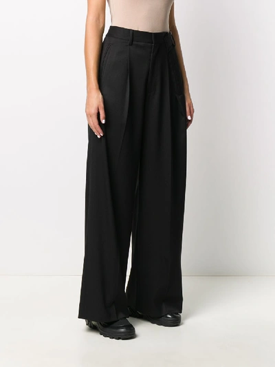 Shop Mm6 Maison Margiela Wool Trousers