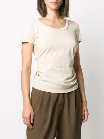 Shop Jacquemus Cotton T-shirt In Beige