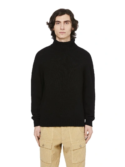 Shop Palm Angels Wool Sweater In Black
