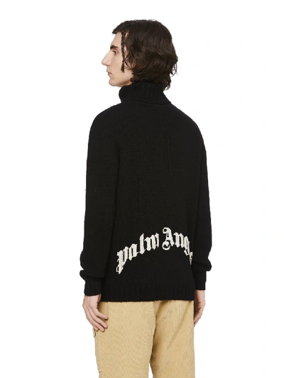 Shop Palm Angels Wool Sweater In Black