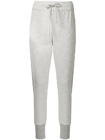 Shop Beyond Yoga Two-tone Performance Trousers In Grey