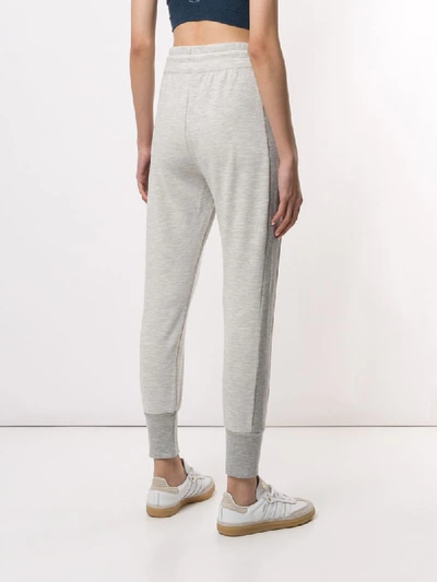 Shop Beyond Yoga Two-tone Performance Trousers In Grey