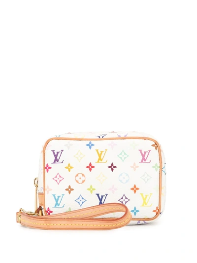 Pre-owned Louis Vuitton 2005  Trousse Wapity Pouch In White