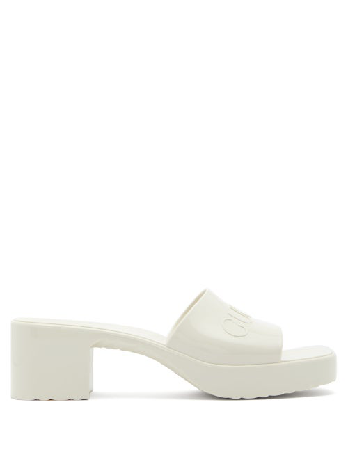 real white gucci slides