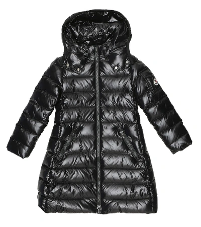 Shop Moncler Moka Quilted Down Coat In Black