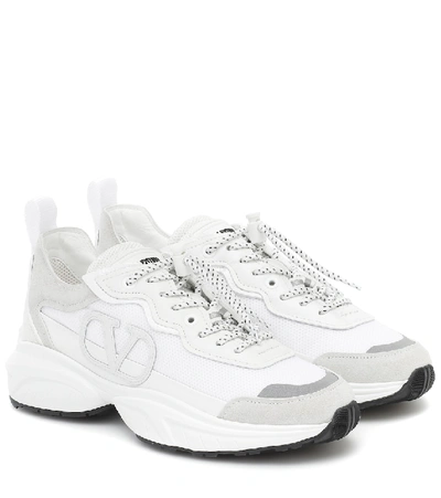 Shop Valentino Shegoes Sneakers In White