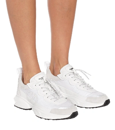 Shop Valentino Shegoes Sneakers In White