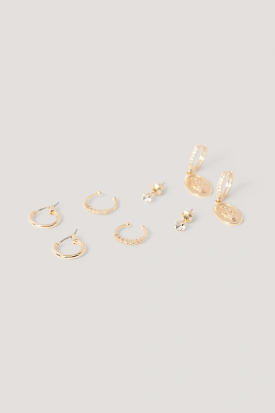 Shop Anika Teller X Na-kd Earrings Set - Gold