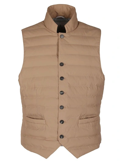 Shop Brunello Cucinelli Men's Brown Polyamide Vest