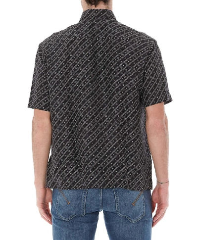 Shop Fendi Printed Shirt In Black