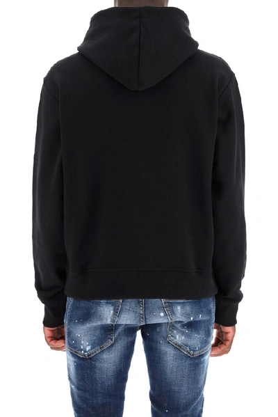 Shop Kenzo Tiger Embroidered Hoodie In Black