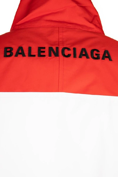 Shop Balenciaga Colour Block Track Jacket In Multi
