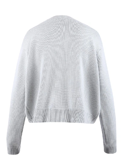 Shop Jacquemus Crewneck Sweater In Grey