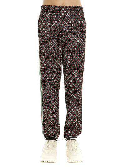 Shop Gucci Gg Star Print Sweatpants In Multi