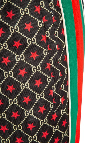 Shop Gucci Gg Star Print Sweatpants In Multi