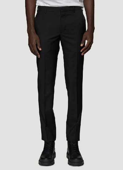 Shop Prada Tailored Slim In Black