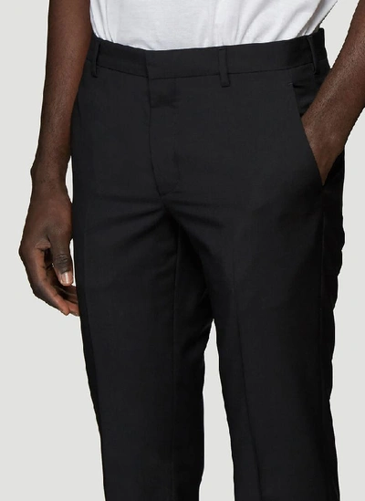 Shop Prada Tailored Slim In Black