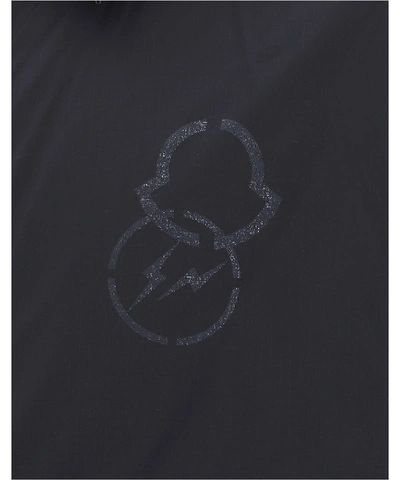 Shop Moncler Genius Moncler X Fragment Hiroshi Fujiwara Hooded Coat In Black