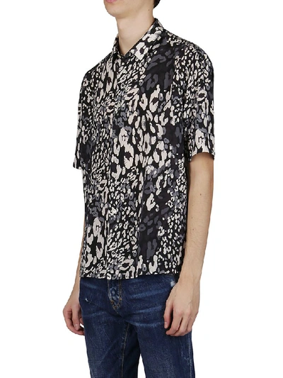 Shop Saint Laurent Graphic Printed Shirt In Multi