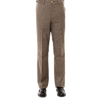 Shop Burberry Classic Tailored Trousers In Brown