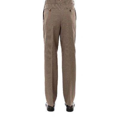 Shop Burberry Classic Tailored Trousers In Brown