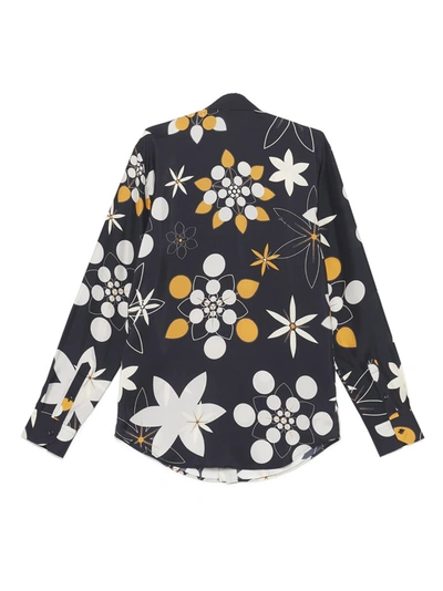 Shop Fendi Flower Print Shirt In Multi