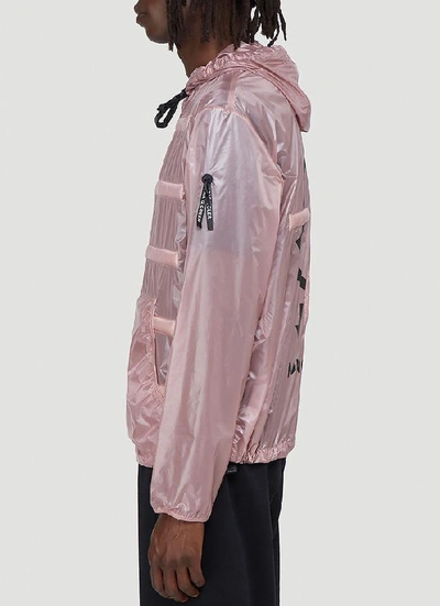 Shop Moncler Genius Moncler X Craig Green Hooded Windbreaker Jacket In Pink