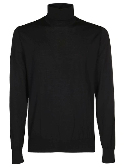 Shop Dolce & Gabbana Turtleneck Knit Sweater In Black