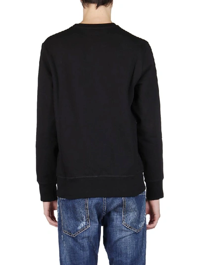 Shop Alexander Mcqueen Embroidered Skull Sweatshirt In Black