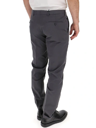 Shop Prada Classic Tailored Trousers In Grey