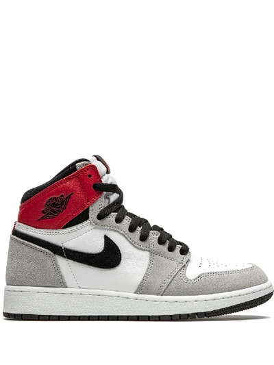 Shop Jordan Air  1 Retro High Og "light Smoke Grey" Sneakers
