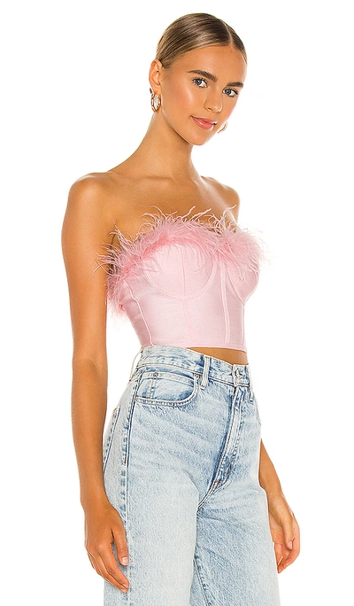 Superdown Ramona Bustier Top In Blush