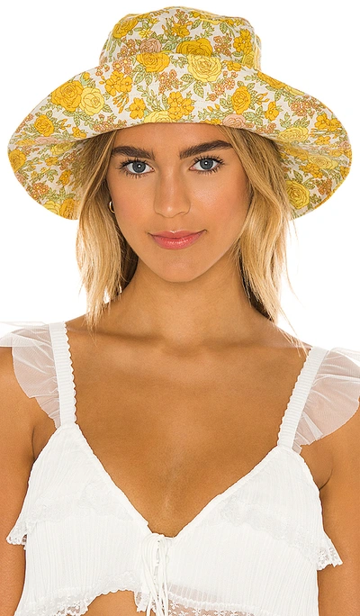 Shop Faithfull The Brand Bettina Bucket Hat In Floral