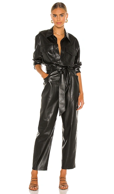 Shop Nanushka Ashton Jumpsuit In Black