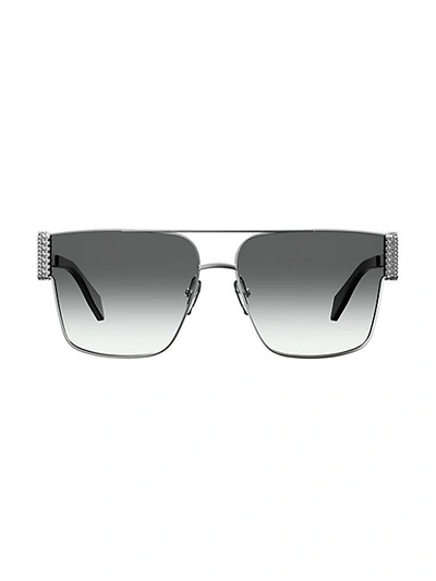 Shop Moschino 60mm Square Sunglasses In Grey