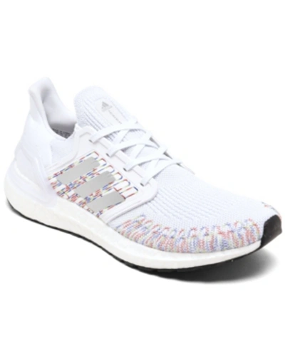Shop Adidas Originals Adidas Women's Ultraboost 20 Running Sneakers From Finish Line In Footwear White, Core Black