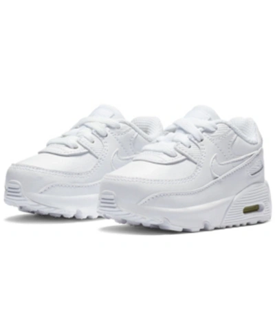 Nike Kids' Toddler Air Max 90 Leather Casual Sneakers From Finish Line In  White | ModeSens