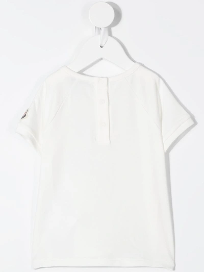 Shop Moncler Star Print T-shirt In White