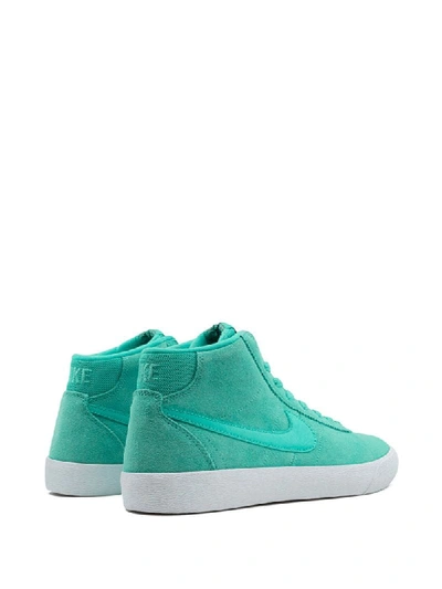 Shop Nike 'sb Bruin' High-top-sneakers In Green