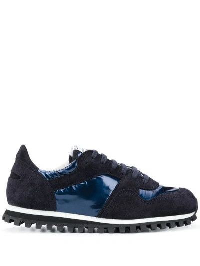 Shop Comme Des Garçons Comme Des Garçons X Spalwart Marathon Trail Low Sneakers In Blue