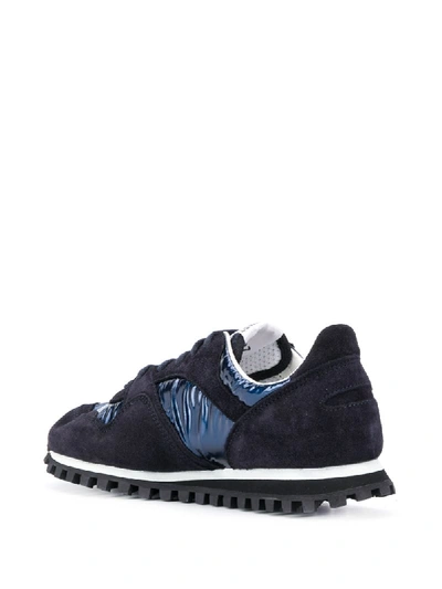 Shop Comme Des Garçons Comme Des Garçons X Spalwart Marathon Trail Low Sneakers In Blue