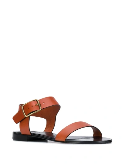 Shop Ba&sh Corto Open-toe Sandals In Brown