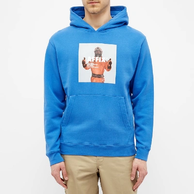 Shop Affix Radio Hoody In Blue