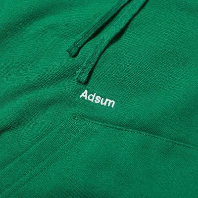 Shop Adsum Core Logo Hoody In Green