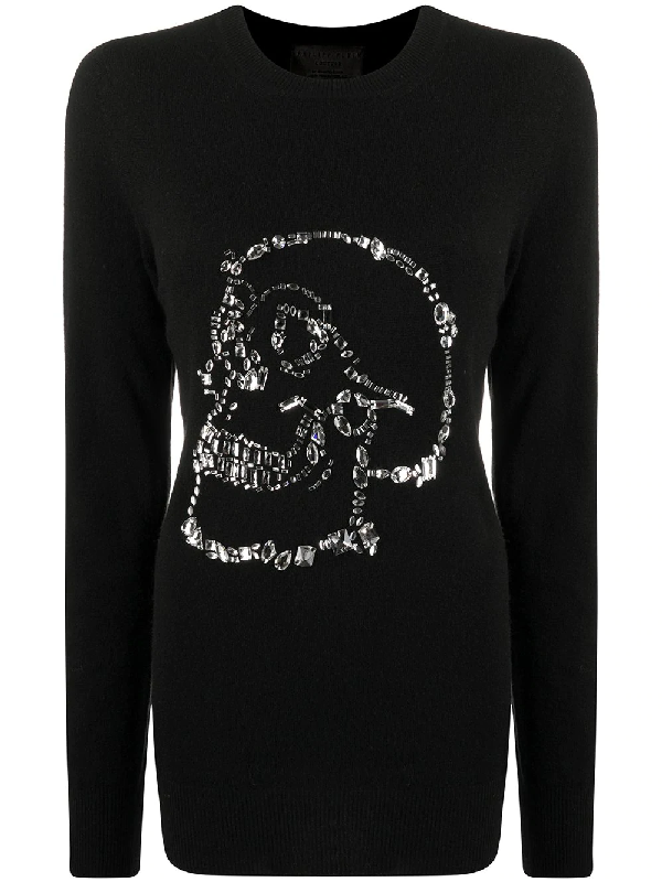 Philipp Plein Pullover Mit Totenkopf In Black | ModeSens